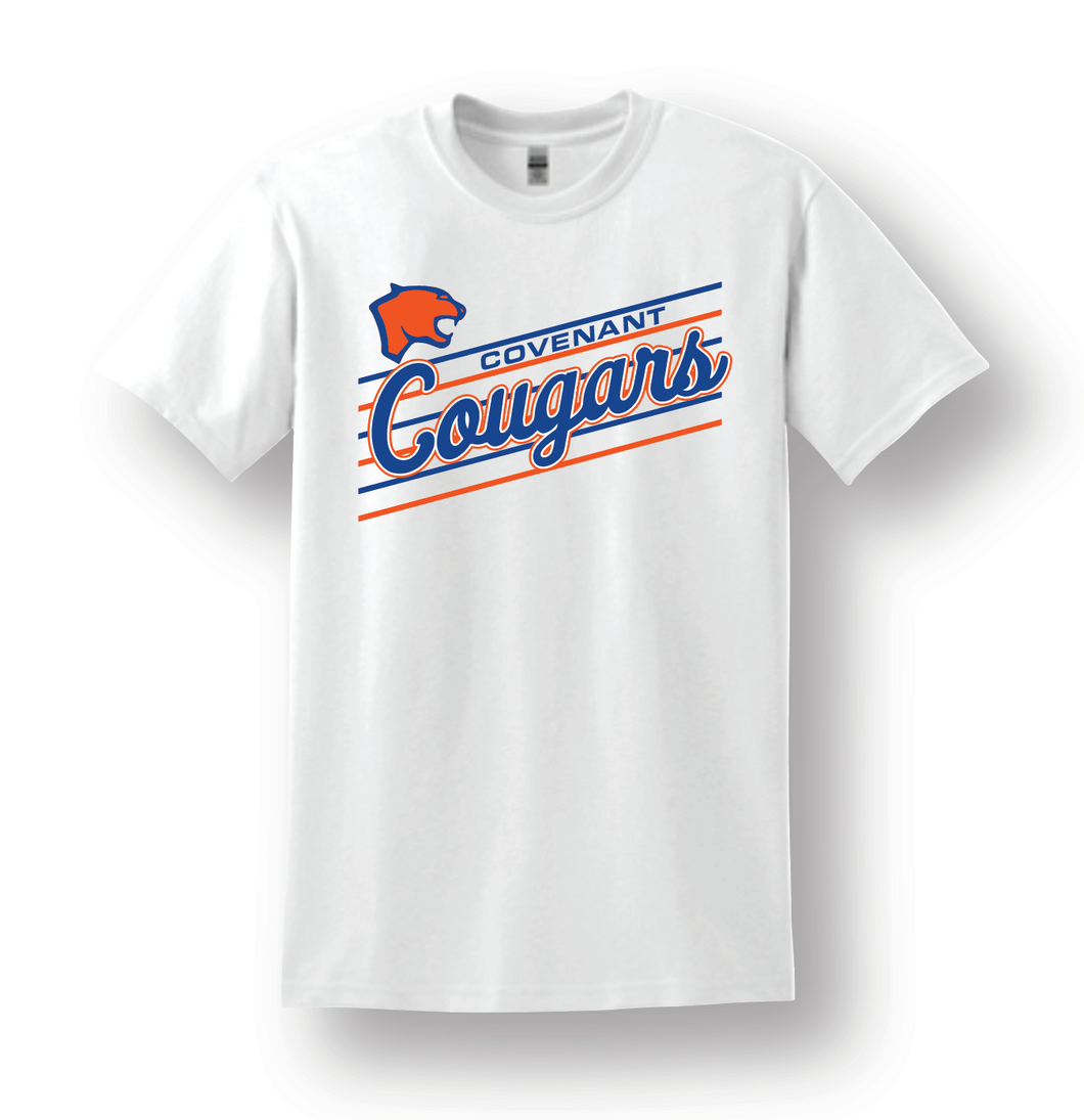 On Script SS Tee in White