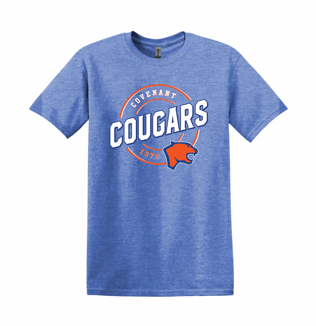 Flywheel SS Tee in Blue Htr