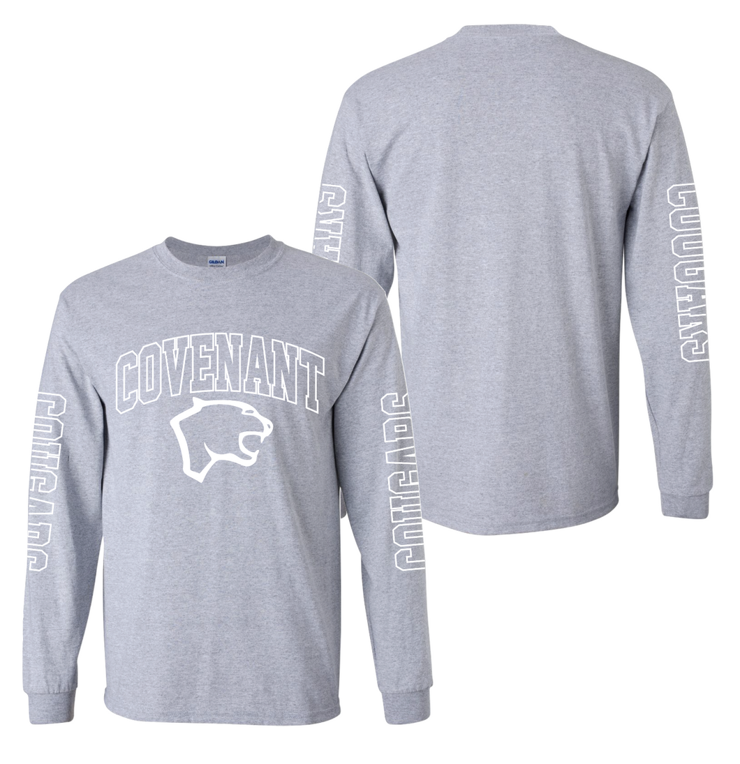Play Big LS Tee in Grey Htr