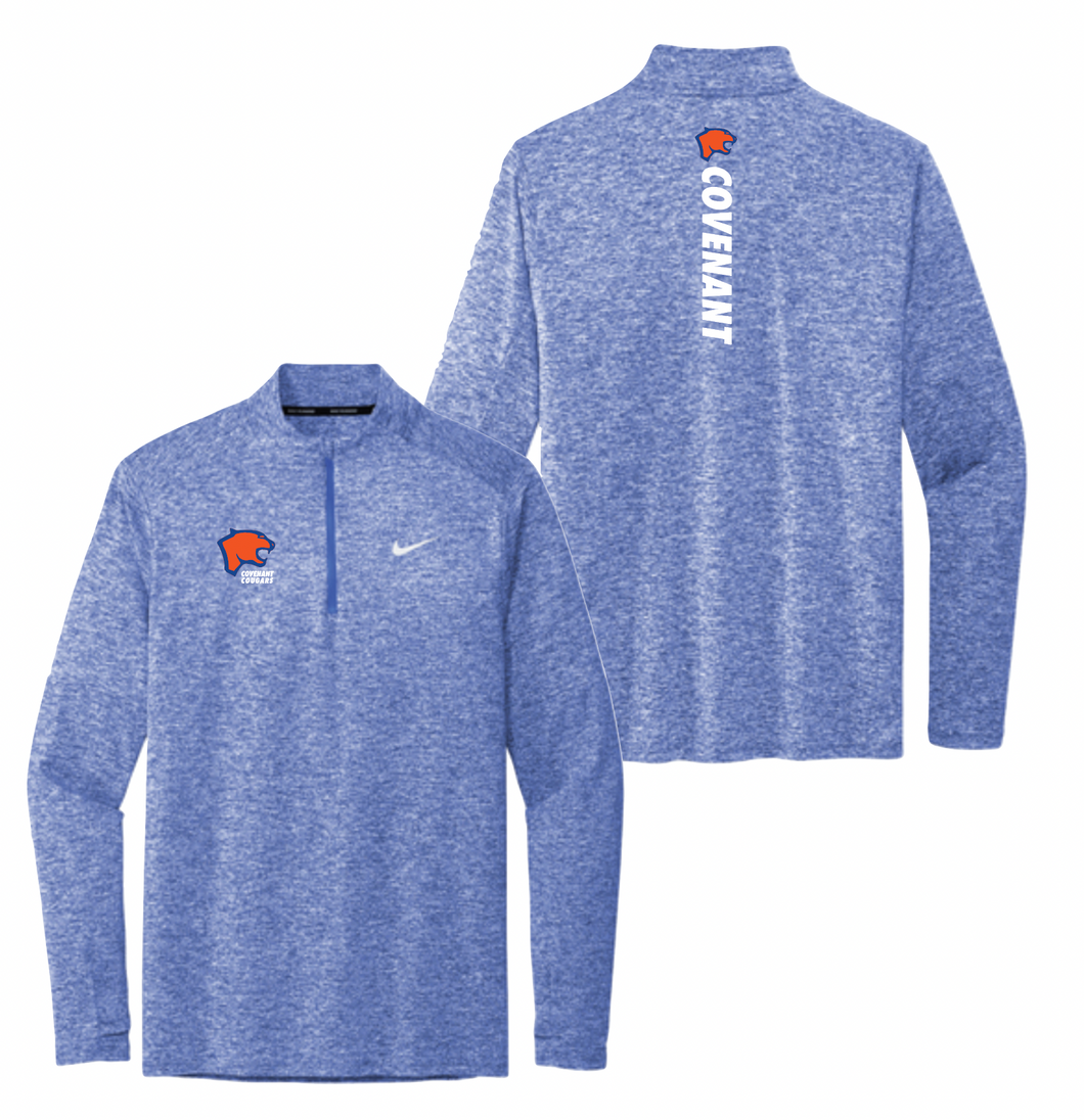 Heads Up DriFit 1/2 Zip in Blue Htr by Nike