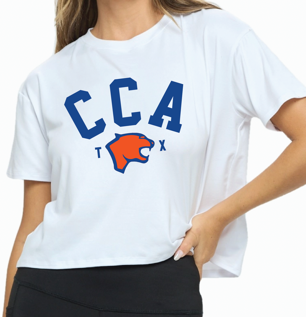 All-In SS Boxy Tee in White