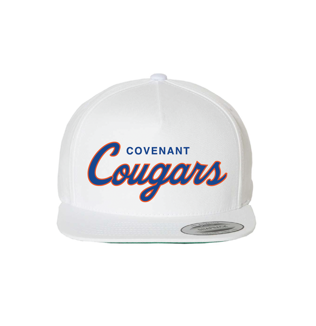 Game On Snapback Hat in White