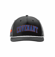 Load image into Gallery viewer, Big Arch Roped Snapback Hat in Black by Richardson
