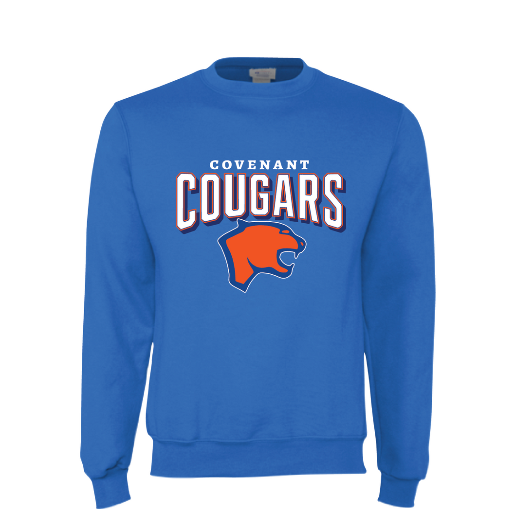 Graduate Crew Sweatshirt in Blue by Champion