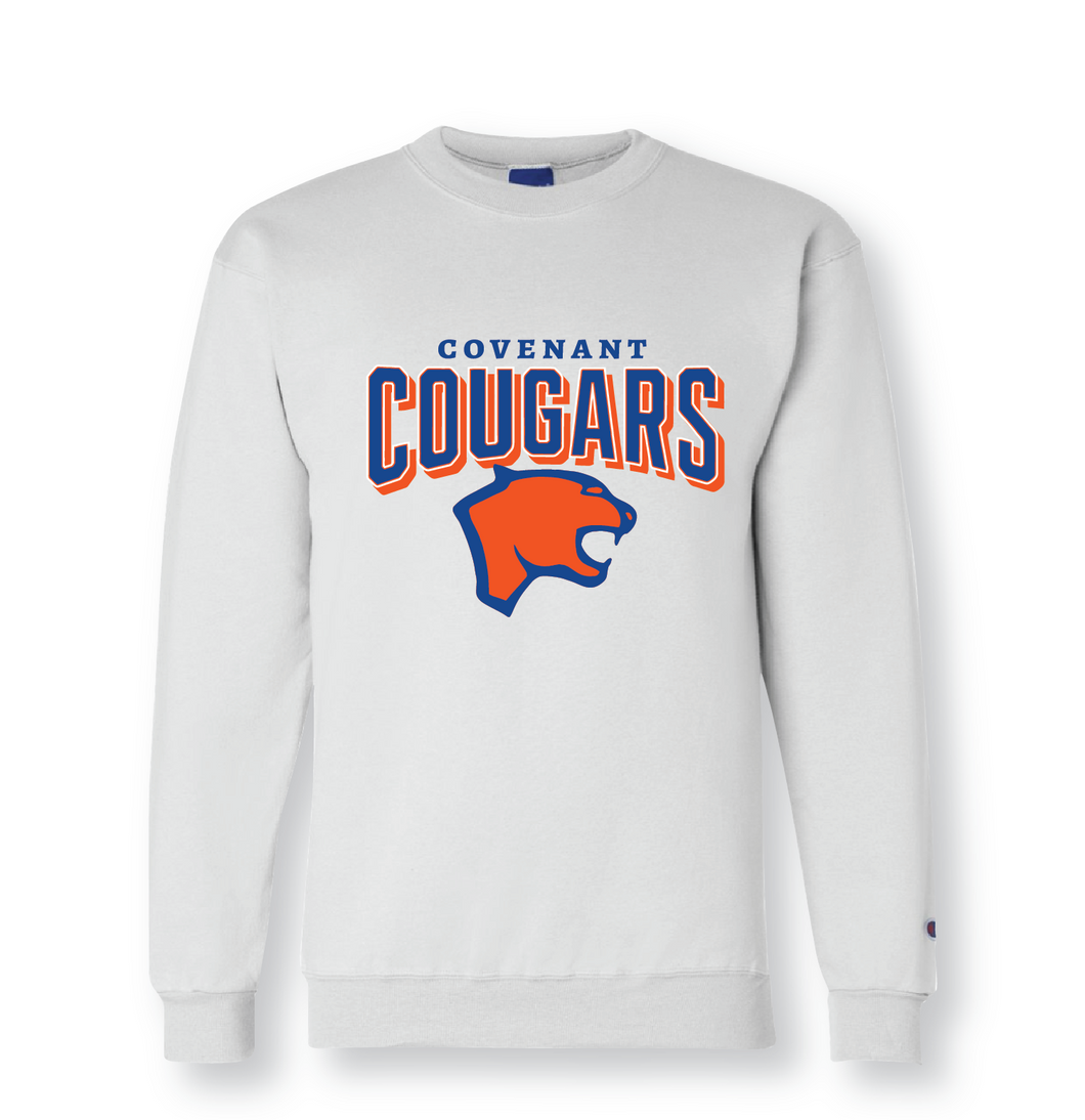 Graduate Crew Sweatshirt in White by Champion