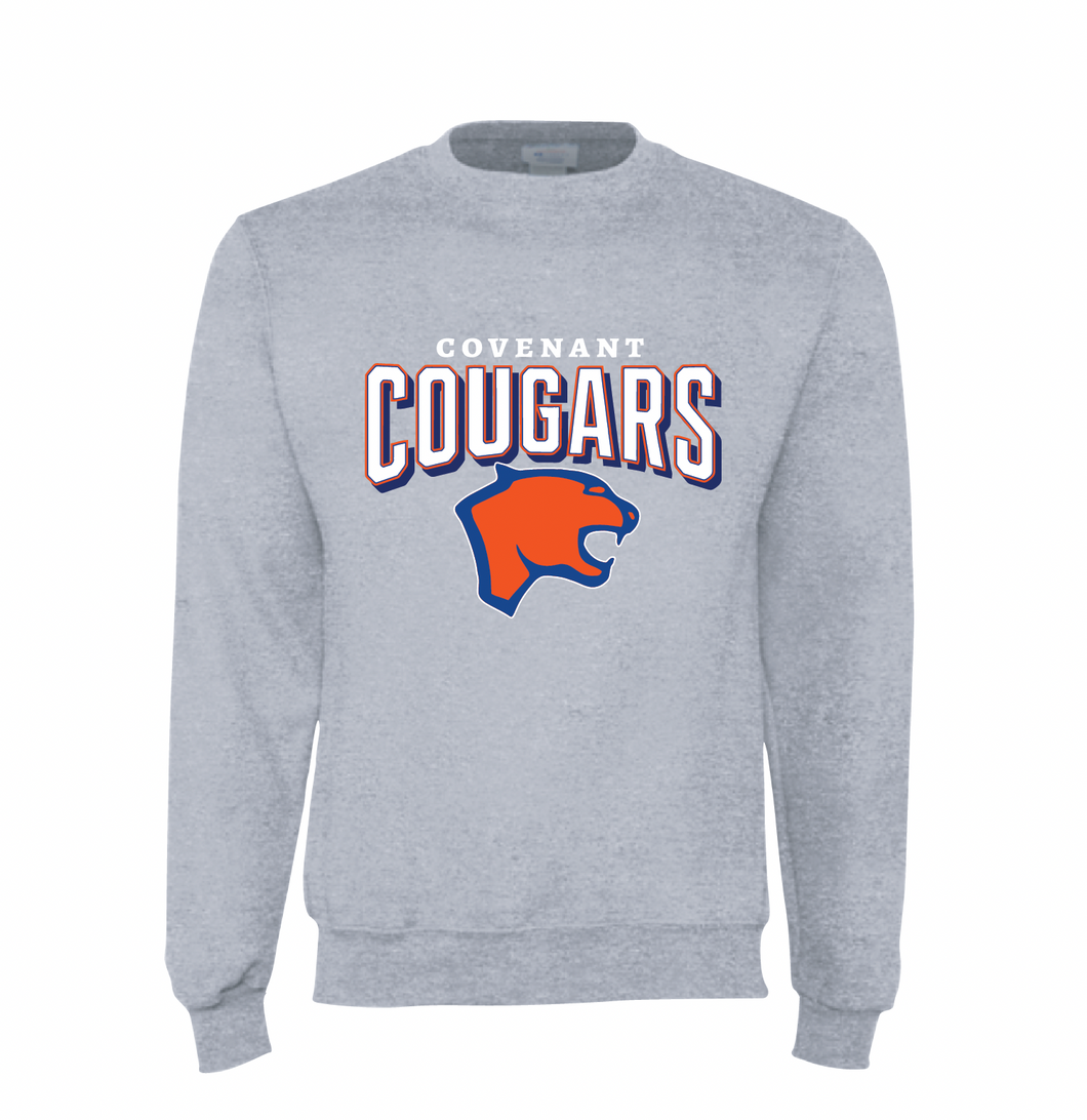 Graduate Crew Sweatshirt in Grey Htr by Champion