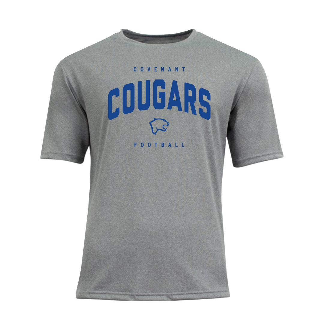 Unphased SS Unisex DriFit Tee in Grey Htr