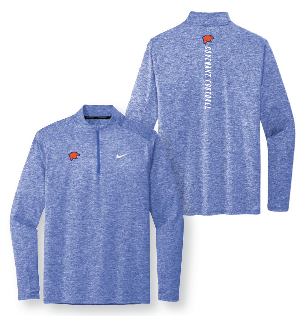 Gametime DriFit 1/2 Zip in Blue Htr by Nike