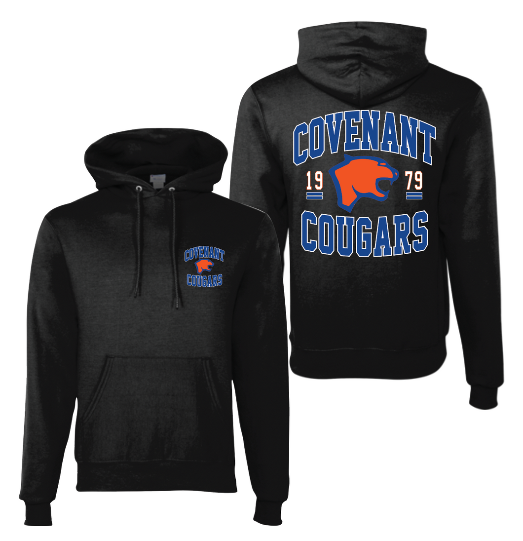 Only the Strong PO Hoodie in Black by Champion