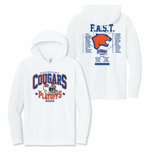 Load image into Gallery viewer, FB PLAYOFFS LS Unisex DriFit Hooded Knit in White

