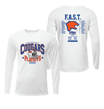 Load image into Gallery viewer, FB PLAYOFFS LS Unisex DriFit Tee in White

